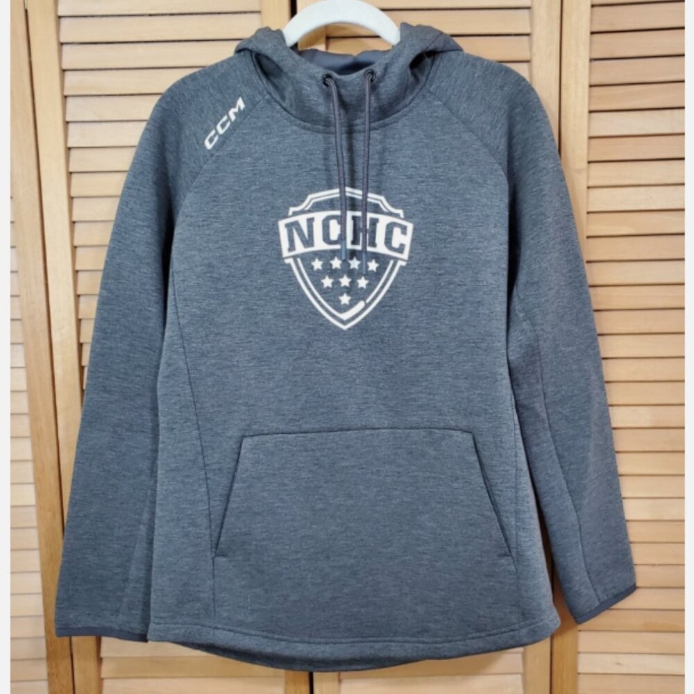 CCM Women's Dark Gray Heathered Pullover Hoodie M